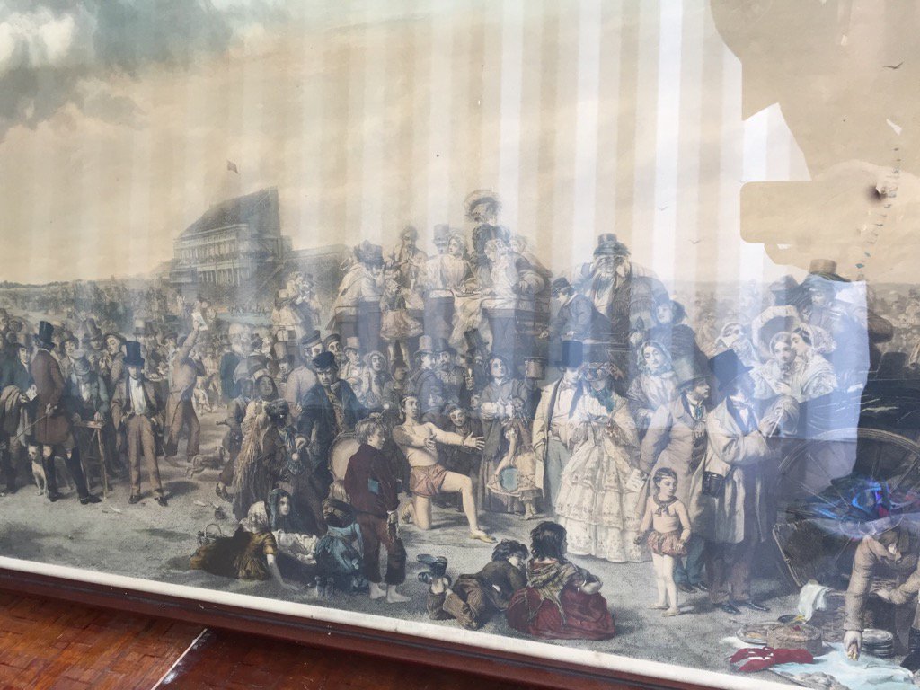 Derby Print... Hand coloured and will be on sale at our garage sale next weekend #yyj