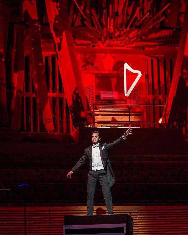 davidthesinger's tweet photo. Forget about #Coacella, party in #dtla at @LAMasterChorale Alexander's Feast at #DisneyHall. #lamc #davidthesinger https://t.co/817VjFp5mu