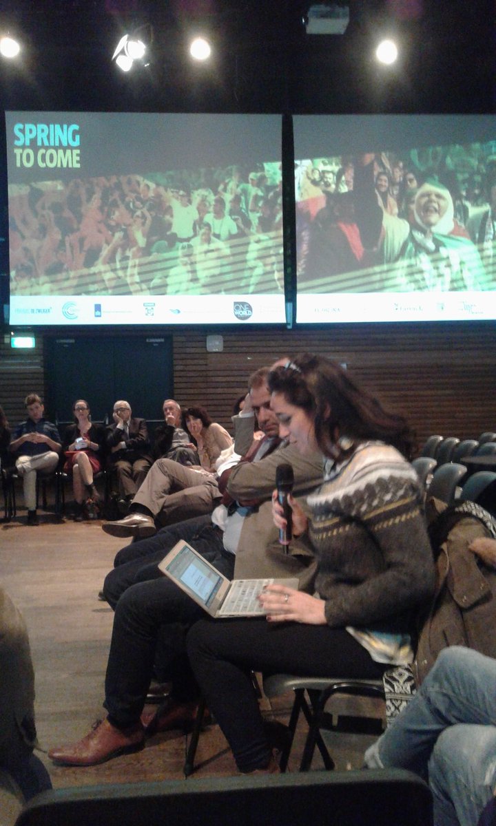 mariammaslouhi's tweet photo. Souraya Kahlaoui talking about the urban process and give us a concrete explanation. #morocco #springtocome https://t.co/OgvzQdJ05L