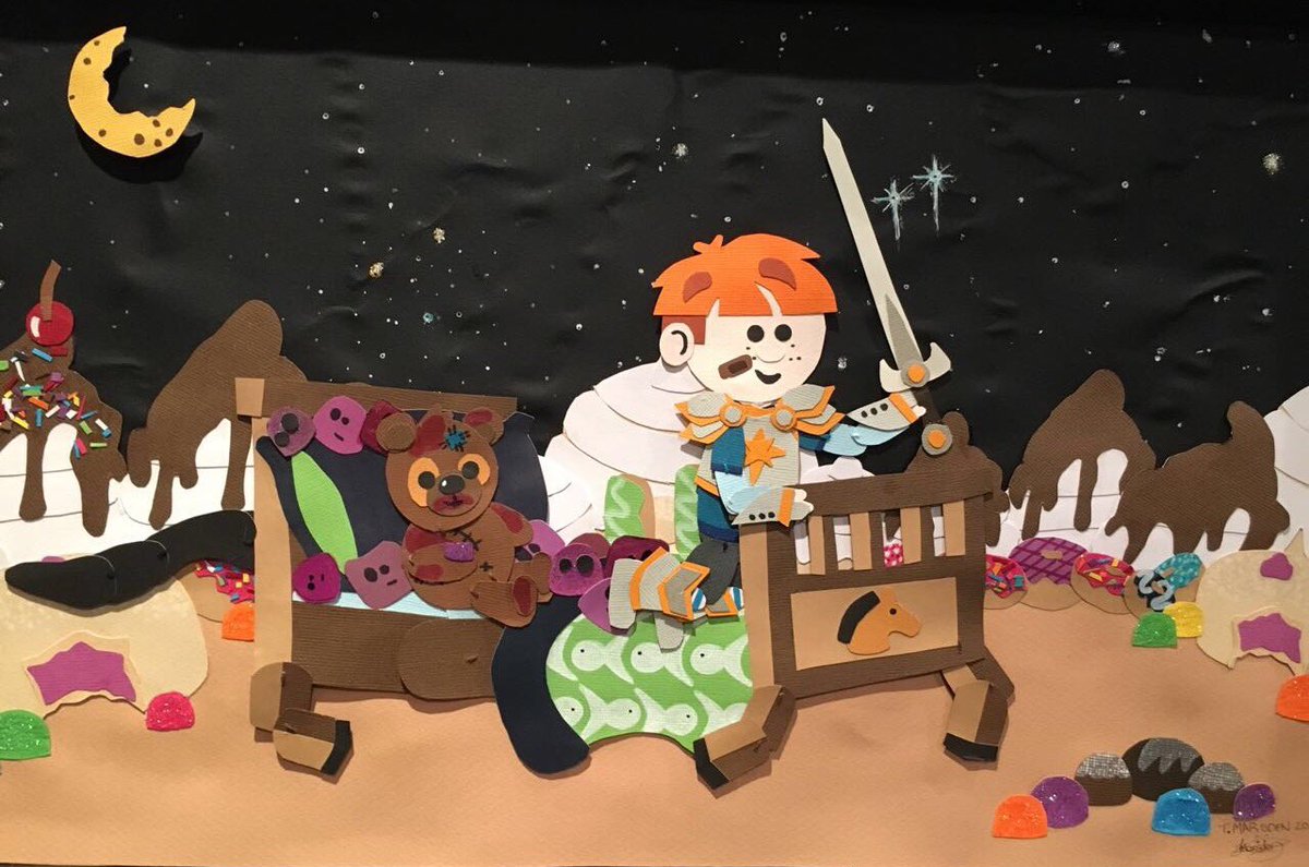 Tray_Leigh's tweet photo. Almost there!!! #MidnightSnack #ForHonours #Animation #PaperArt #LoveStopMotion #GettingItDone https://t.co/UeIZ9DRd4n