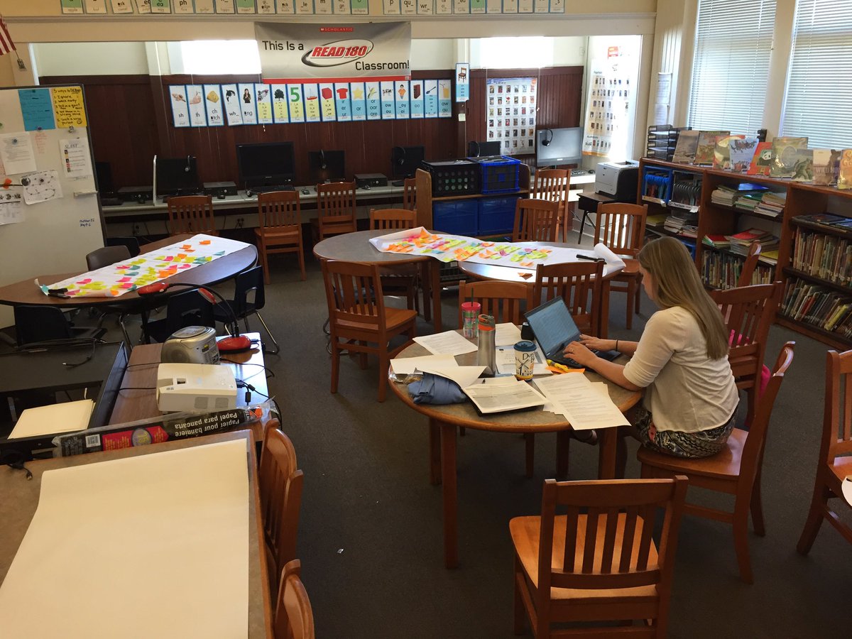 Salvador teachers working today. Aligning NGSS with our Artful Learning units. #transformingnvusd