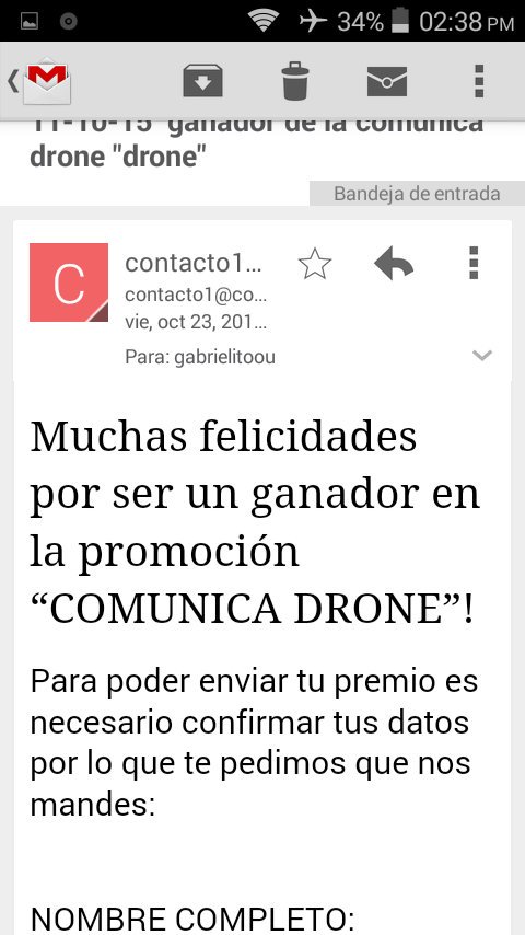 MinYumiiii's tweet photo. El dron que nunca llego ya son mas de 6 meses #comunicadrone https://t.co/Pryiq9ObFN