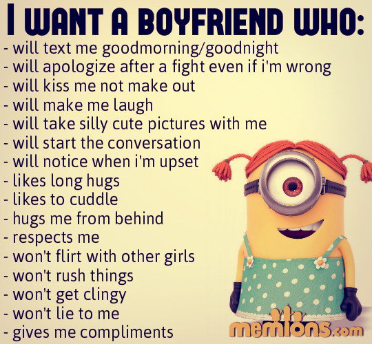 MinionQuotess's tweet photo. I want a boyfriend who https://t.co/uy3DRBUfb3 https://t.co/US1q9aZfLz