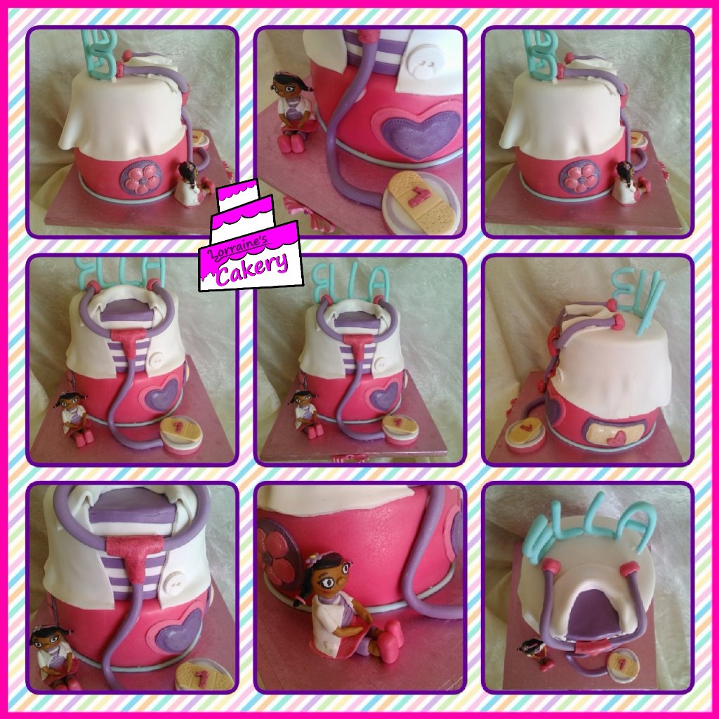 Lorrainescakery's tweet photo. Todays cake, doc McStuffins for Ella's first birthday @cakeartgo @ilovelimerick #decobake #fondantart https://t.co/iKi6oImMHX