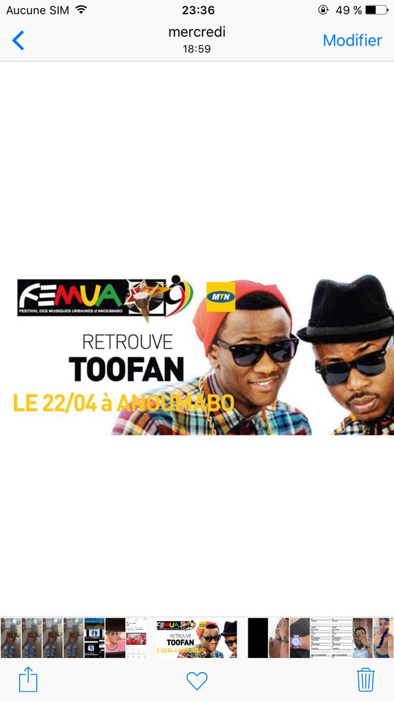 barabastoofan's tweet photo. FEMUA9 
Nous serons sur scène le 22avril en live !!🇨🇮
@ToofanOfficiel @asalfomagic @TRACE_Urban @tracefm @RFIAfrique https://t.co/u6Fwq2yLfB