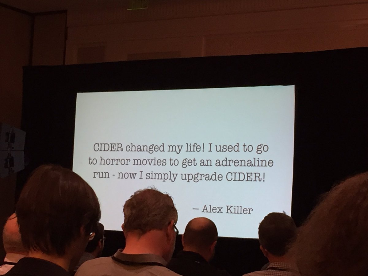 madar1a's tweet image. Real testimonials from CIDER users #clojurewest #emacs