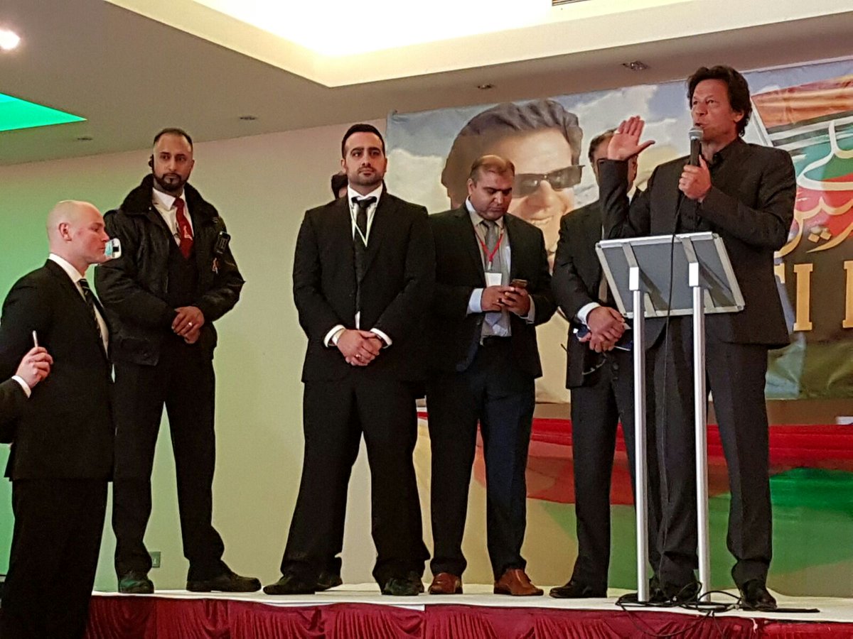 TpmSecurity's tweet photo. Tpm security providing security for Imran Khan #watfordpti  #charityevent #ImranKhan @ImranKhanPTI https://t.co/Q7y5QJ7Ldi