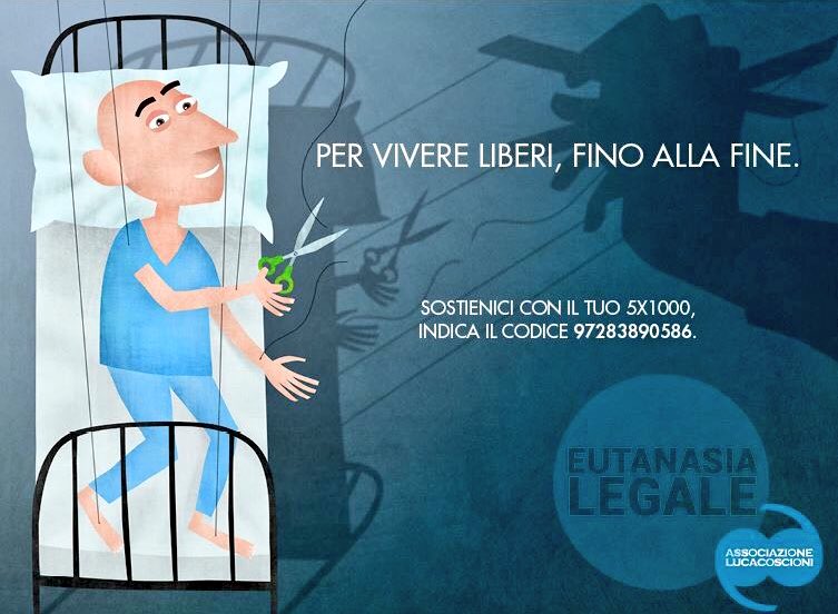 Per vivere #LiberiFinoAllaFine lotteremo fino alla fine. Dona il 5x1000 all'<a href="/ass_coscioni/">Associazione Luca Coscioni</a>: associazionelucacoscioni.it/5X1000