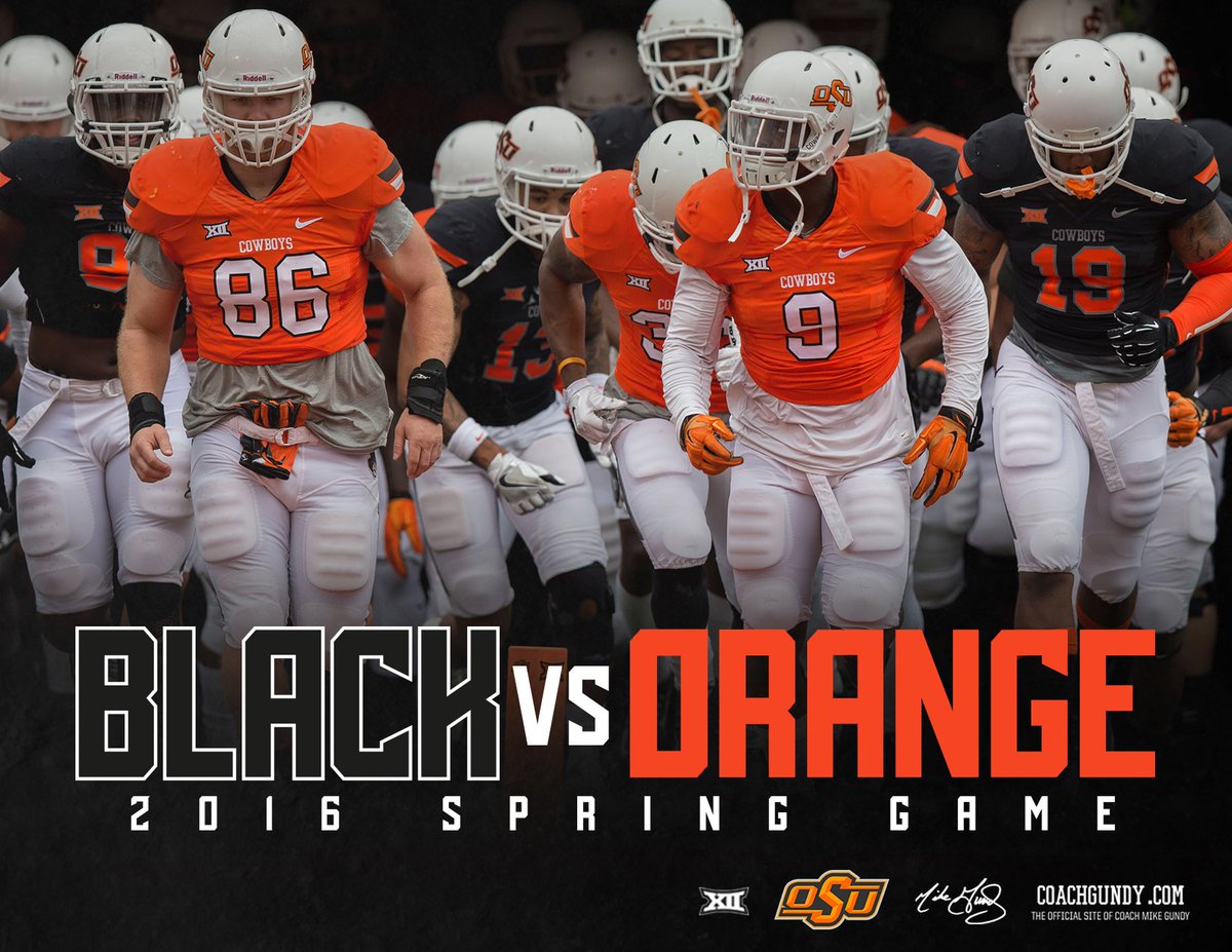 CoachGundy's tweet image. Big thanks to all our fans and recruits for coming out today. Great day for the #okstate family! #GoPokes