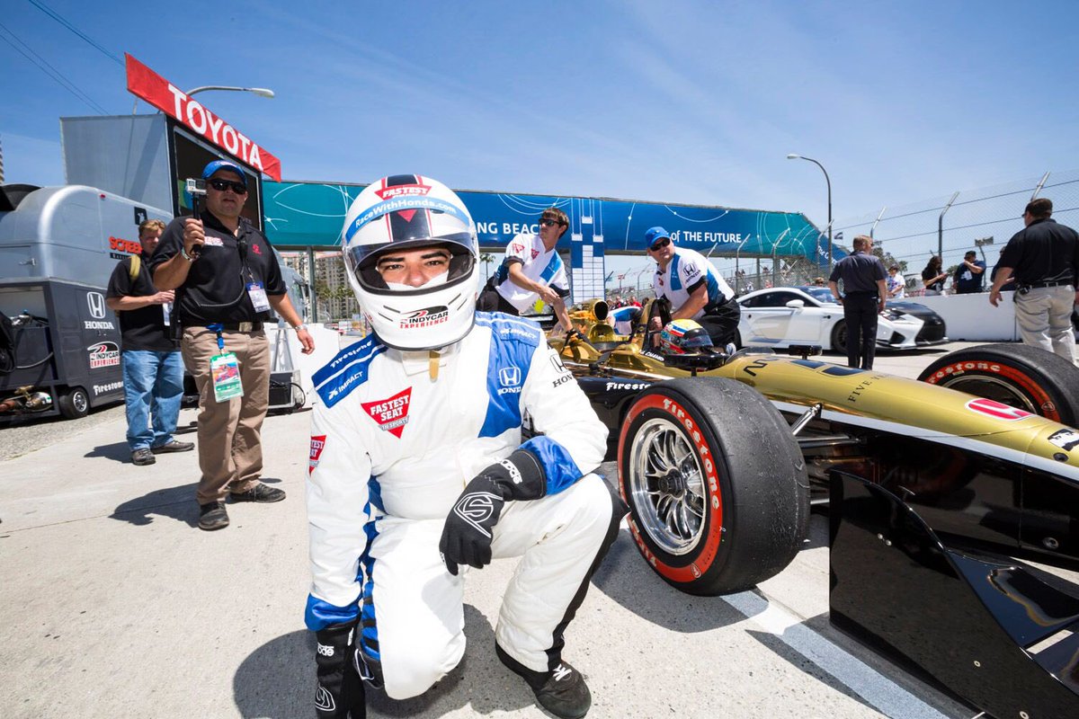 RobertGarcia's tweet photo. Its the @ToyotaGPLB - enjoy race weekend and thx to @portoflongbeach for sponsoring and the photo #TGPLB https://t.co/shRZBFiBM4