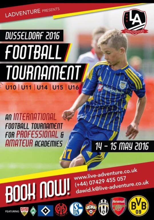 Only a month left to the #Düsseldorf football tournament. Top team to be met.