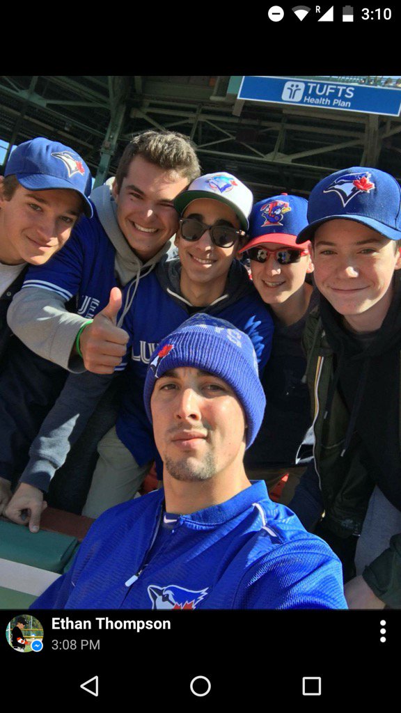 #Northern baseball <a href="/fenwaypark/">Fenway Park</a> with Aaron Sanchez! GO JAYS GO! @A_Sanch41 <a href="/PrincipalNSS/">Adam Marshall</a> <a href="/bgaw21/">Brian Gaw</a>