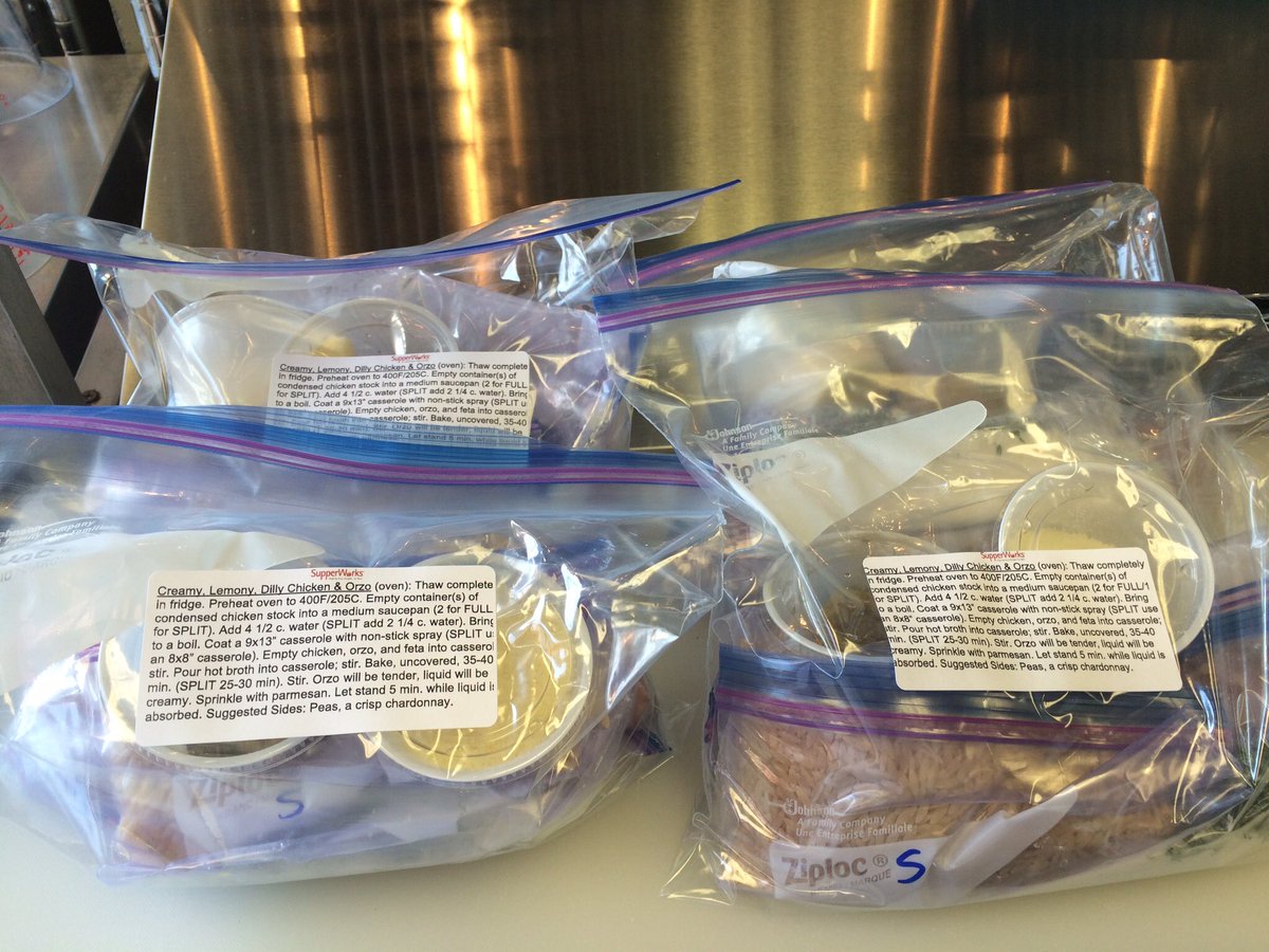 thatrenee's tweet photo. I adulted the crap outta today. Meal prep @SupperWorks Leaside this morning. #Supperworks #yummy #adulting https://t.co/PKxmKKdssq
