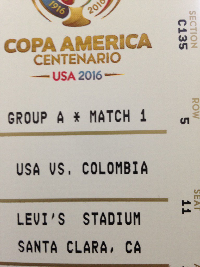 tcmogan's tweet image. My two Levi Venue passes arrived! #copaamerica #Junefun