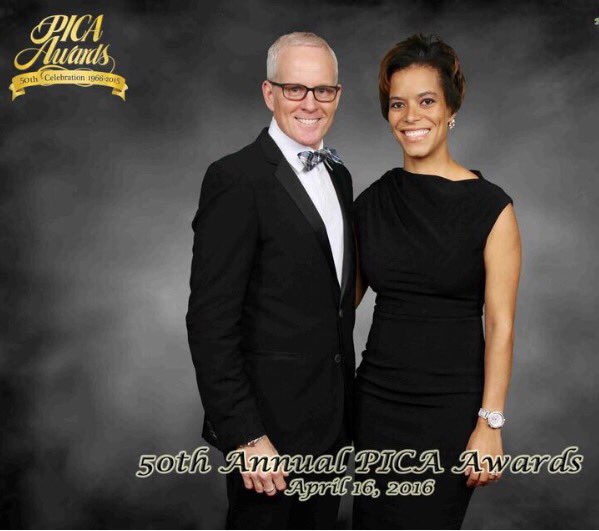 At PICA's 50th Anniversary Awards Gala in Concord, NC with V Carr from Domtar