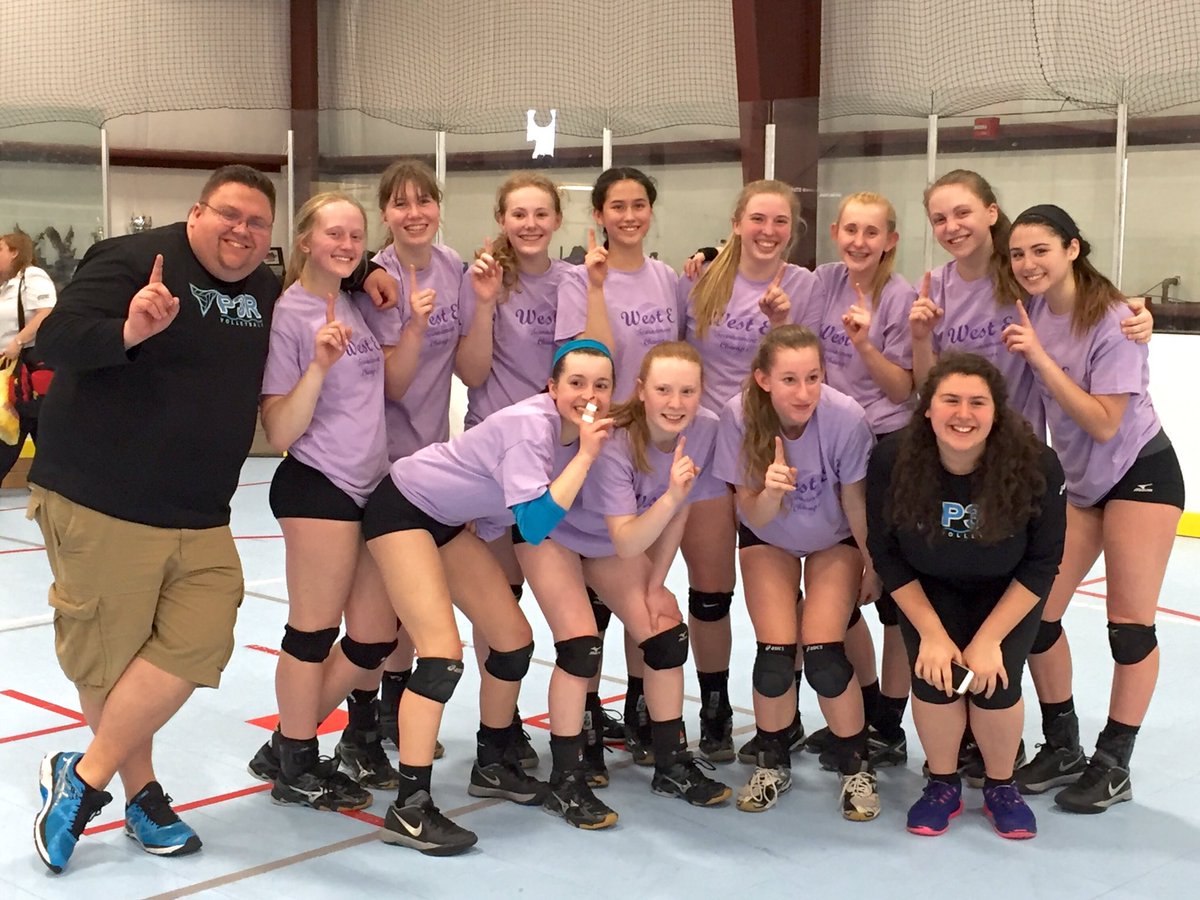 p3rvbc's tweet photo. Congratulations to #P3R 15 Platinum on winning the West E tournament in Murrysville!!! 🏆🏐⚫️🔵 #CHAMPS https://t.co/wpWgQfxov4