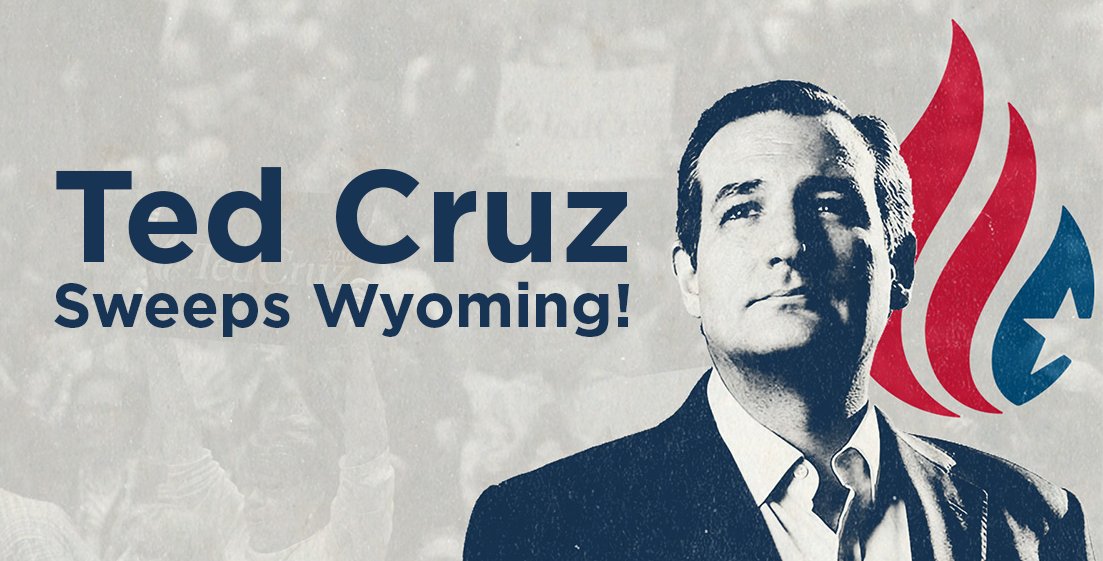 Ted Cruz wins all 14 Wyoming delegates