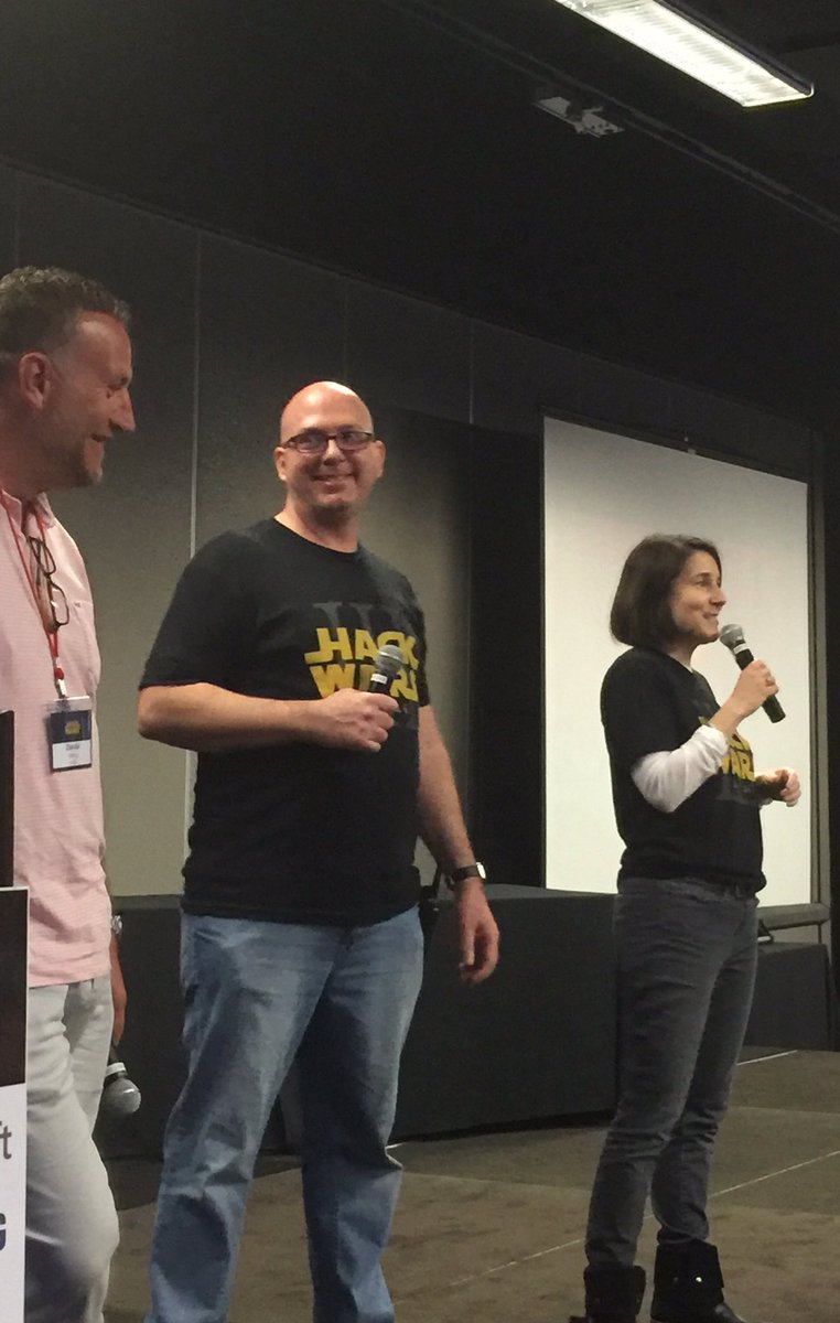 charlieisaacs's tweet photo. Maya Leibman, CIO of @AmericanAir kicks off the #AAHackathon pitches https://t.co/LavhZVOd5c