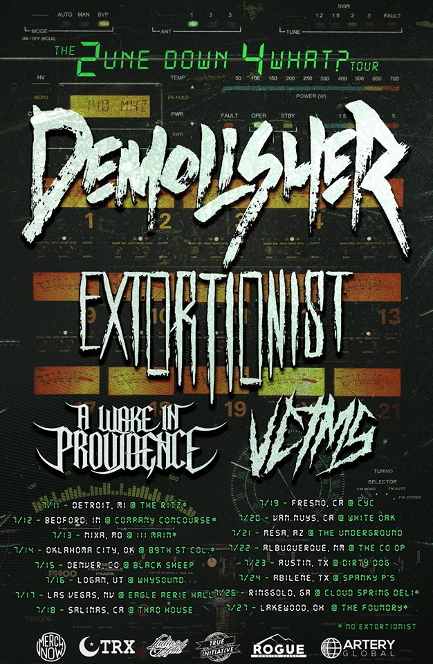 West coast, come get wild with your boys and <a href="/DemolisherMetal/">Demolisher</a> @awipnyc  <a href="/VCTMS/">Victims of Culture</a> this summer.