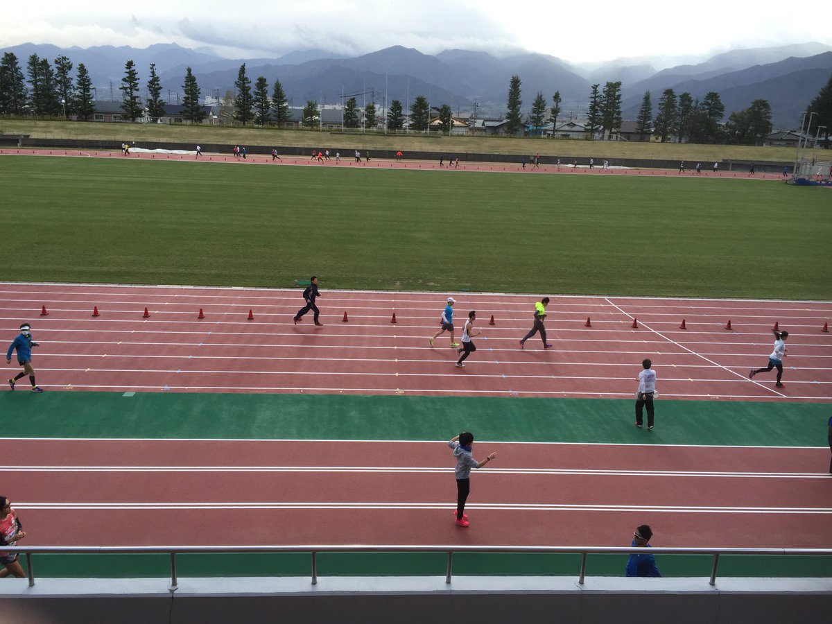 Adamrob35's tweet image. Warm up on the track before #naganomarathon or in some cases full on interval sessions