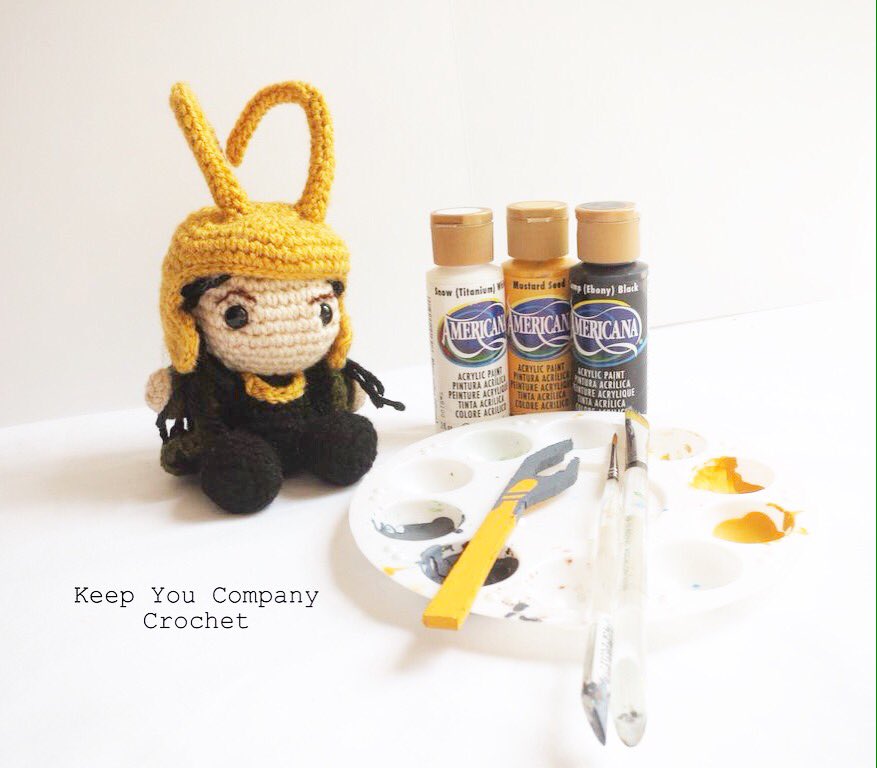 KeepYouCo's tweet photo. Put the finishing touches on #Loki's scepter! #Chitauriscepter Order your own mini Loki here:https://t.co/JVCPuhOrHB https://t.co/HoI9OGHRQG