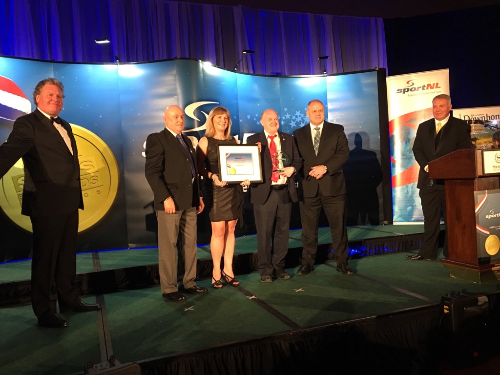 sportnl's tweet photo. Doug Redmond (soccer) receives Executive of the Year award! #StarsandLegends https://t.co/6Hi14l05nx