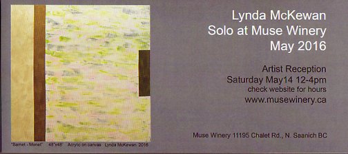 KEVICPAST's tweet photo. #chiganic on line Magazine, Lynda McKewan at #musewinery May Art Show;
#Abstract #Art #winery #Vancouverisland https://t.co/P4clqc8RKG