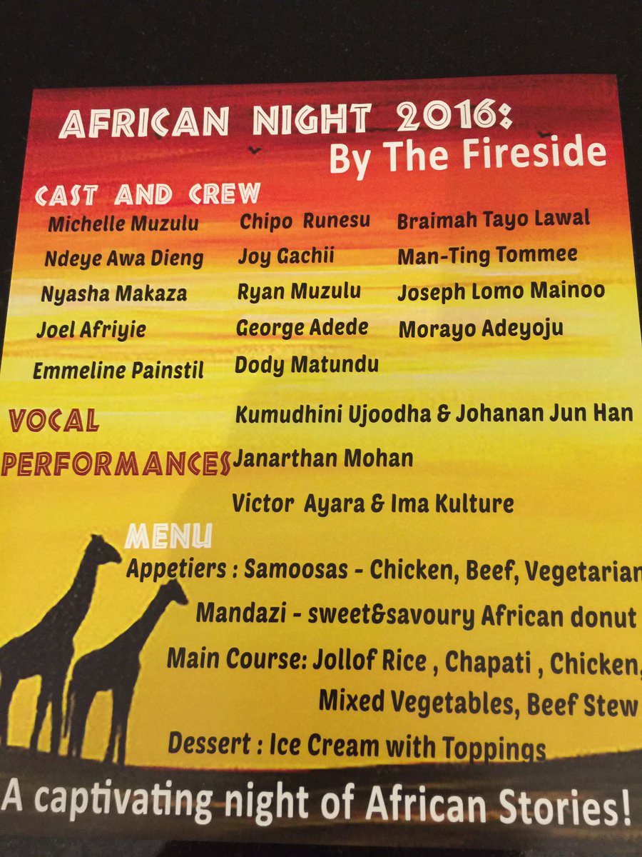 drakepresident's tweet image. Congrats to African Students Assn for a very successful African Night celebration.