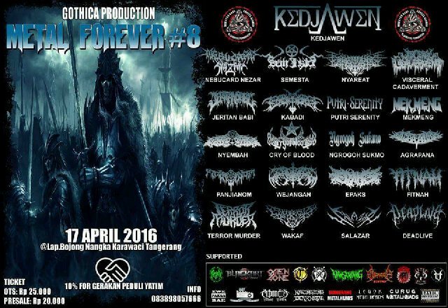 Hari ini !!! "METAL FOREVER #8" At Lap.Bojong Nangka Karawaci - Tangerang w/ <a href="/JBslamofficial/">JERITAN BABI</a>