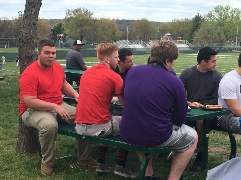 CoachMarcWilson's tweet photo. What a great day hanging out with our boys watching Baseball sweep Mid-Am. #AUNATION #FAMILY #EATTOGETHERWINTOGETHER https://t.co/QATlltaRbk