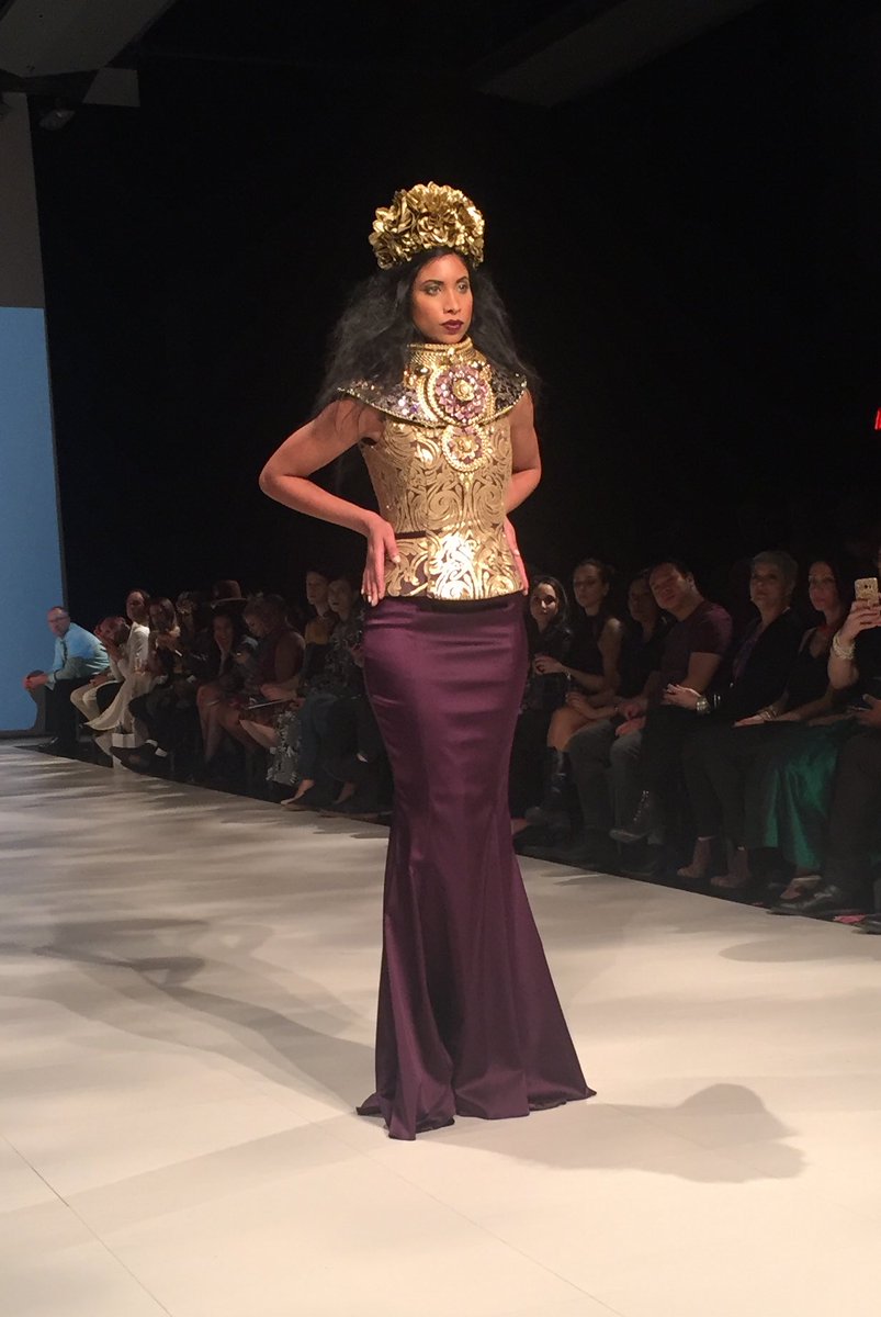 FashionArtTO's tweet photo. #MarieCopps it is all about the Royal treatment at FAT right now https://t.co/e0okzhrV8f