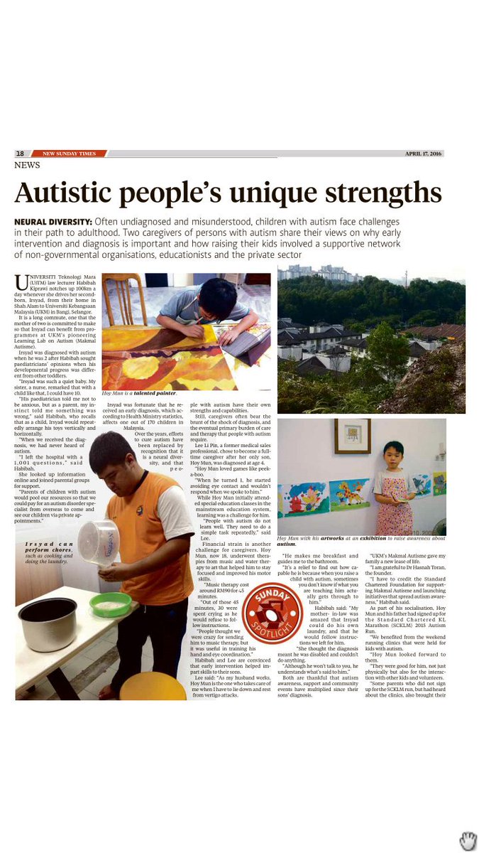 NSundayTimes's tweet photo. @StanChartHelp @StanChart @Autism @theautismnews #autism #autistic @datosahol https://t.co/hLxluPPmBm