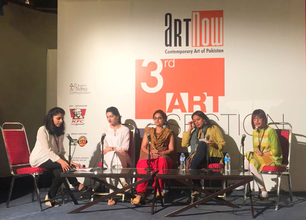 LahoreBiennale's tweet photo. 'The Art of Social Media' session happening in the Sadequain Media Hall at #ILF2016 #QudsiaRahim #ArtProgrammes https://t.co/wWGXbyvvpl