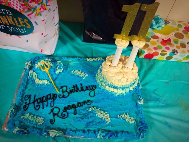 ThingsSprinkles's tweet photo. Happy birthday to Reagan!! ❤️🎂 Percy Jackson always makes a cool cake! 😊 https://t.co/ZyjVCT4PIB
