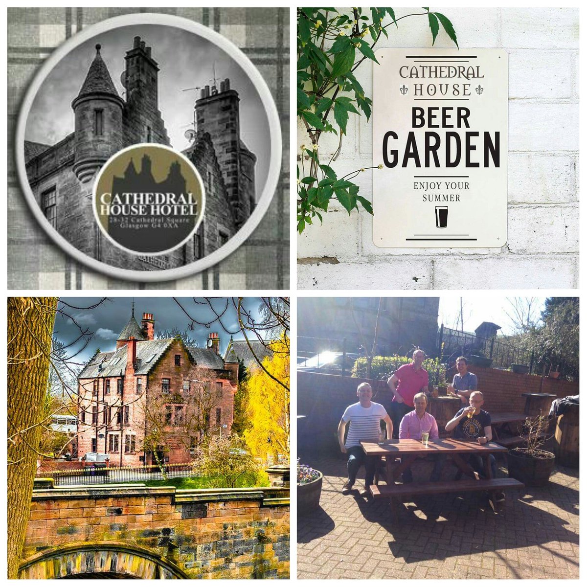 cathedralhouse1's tweet photo. Beautiful views, 2 menus, beer garden, no football, perfect Sunday escape! #beergarden #sundaylunch #glasgow https://t.co/b0JPTLVe71