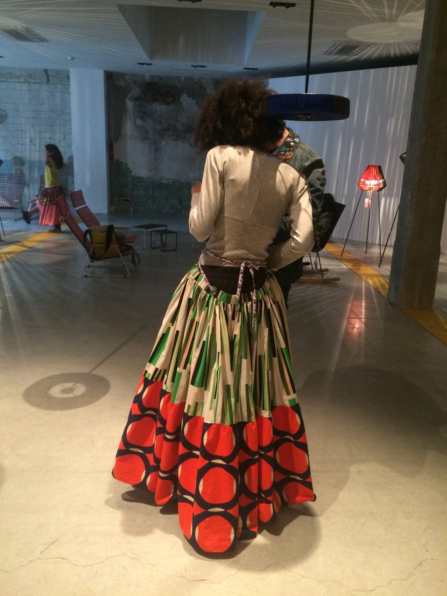 KenParkRiot's tweet photo. @marniofficial's printed fabrics become luxury accessories to dance 
#marni #MARNIBALLHAUS #fuorisalone2016 https://t.co/ImJ00BTUuu