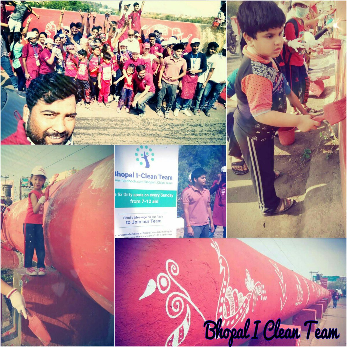 ICleanBhopal's tweet photo. " हम सब ने अब ये ठाना है, भारत को स्वच्छ और सुन्दर बनाना है।" Task No. 116 #kolarbridge #iCleanbhopal #Swacchbharat https://t.co/2DR6erO34e