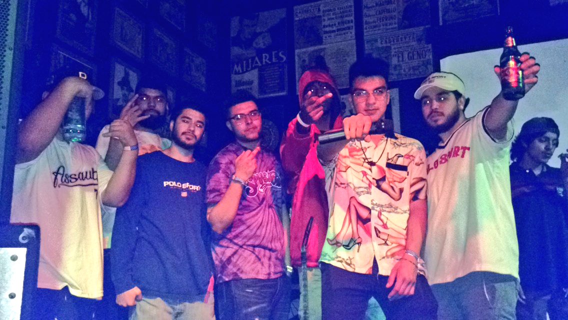 highimiris's tweet photo. @XTatsOnMyFaceX @skywalkermiguel @SkuunLee @ColdBloodedCoon @ern_htx @SonHiram #squad #TrappaFest https://t.co/8TiAAsfpAD