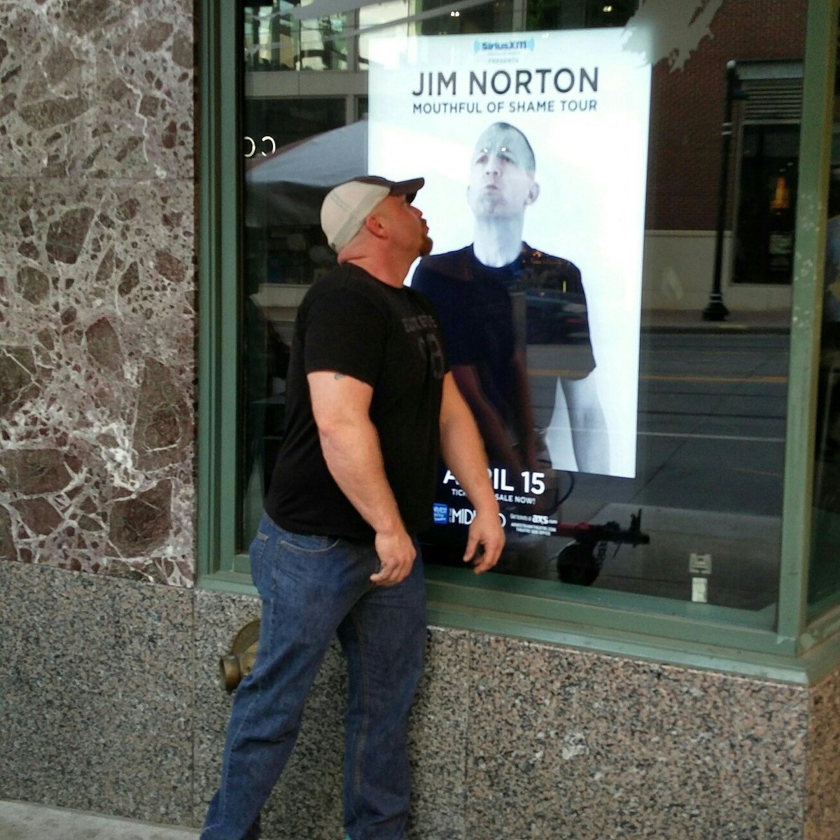 jolow76's tweet photo. Finally got see my favorite comedian Jim Norton Friday night in Kansas City! Was just amazing! @JimNorton https://t.co/QB9jcXawdn
