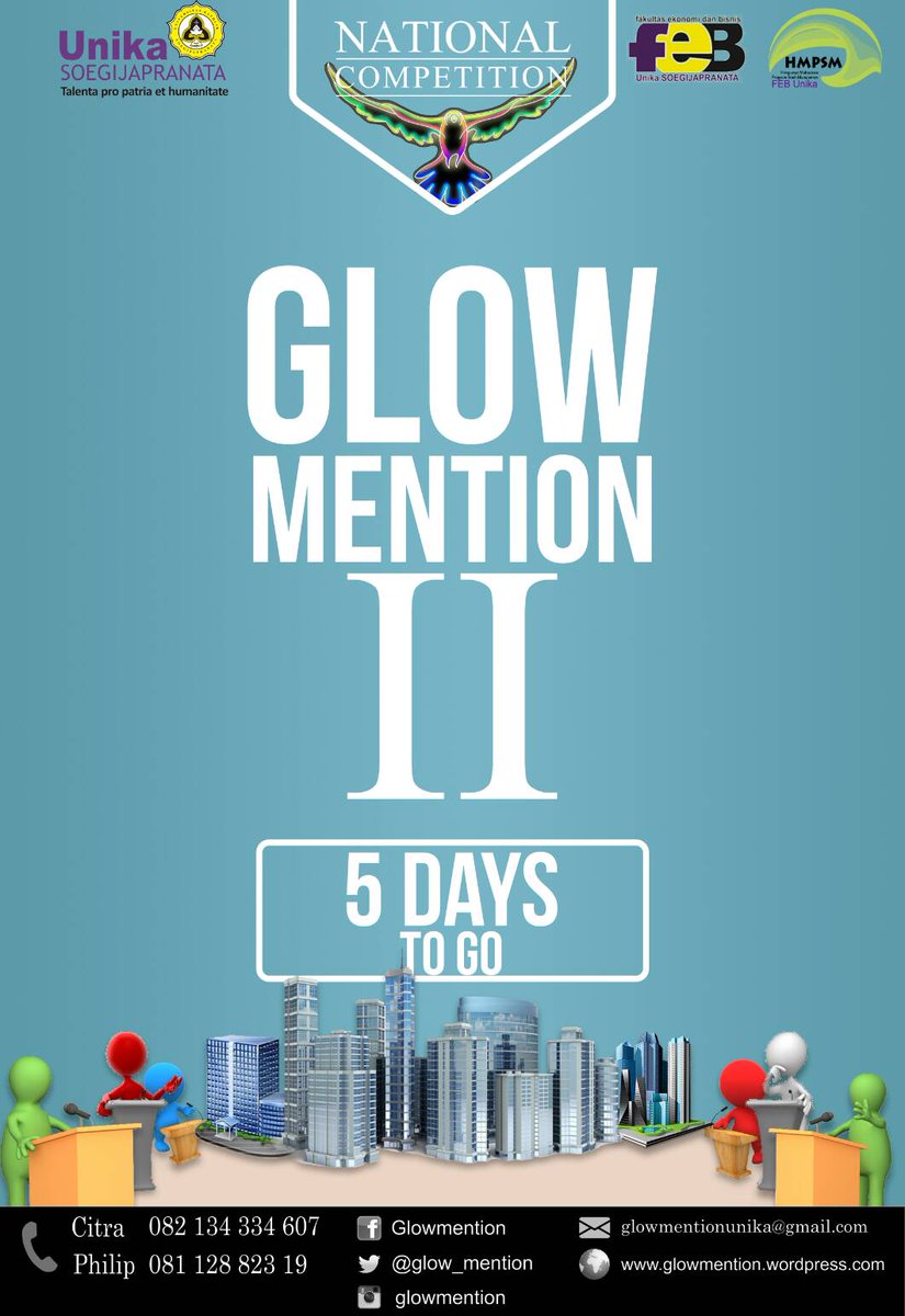 glow_mention's tweet photo. 5 days to go !! Ayo, daftarkan segera tim kamu ! https://t.co/z58DDG14QW