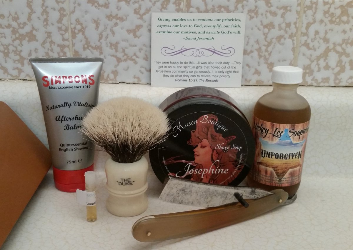 #SOTN W&amp;B Str8Rzr <a href="/AESimpson1919/">Simpson Brushes</a> Duke 3 &amp; Balm <a href="/masonboutique1/">Jennifer Marting</a> Josephine <a href="/mickeyleesoaps/">Mickey Lee Soapworks</a> AS @tauerperfumes LonestarM