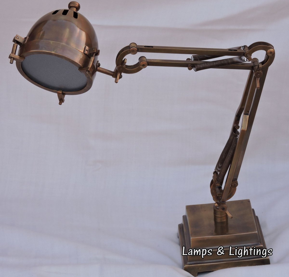 Check Out This ..Industrial Desk Lamp [ Antique Finish ]  ebay.co.uk/itm/2623540629…