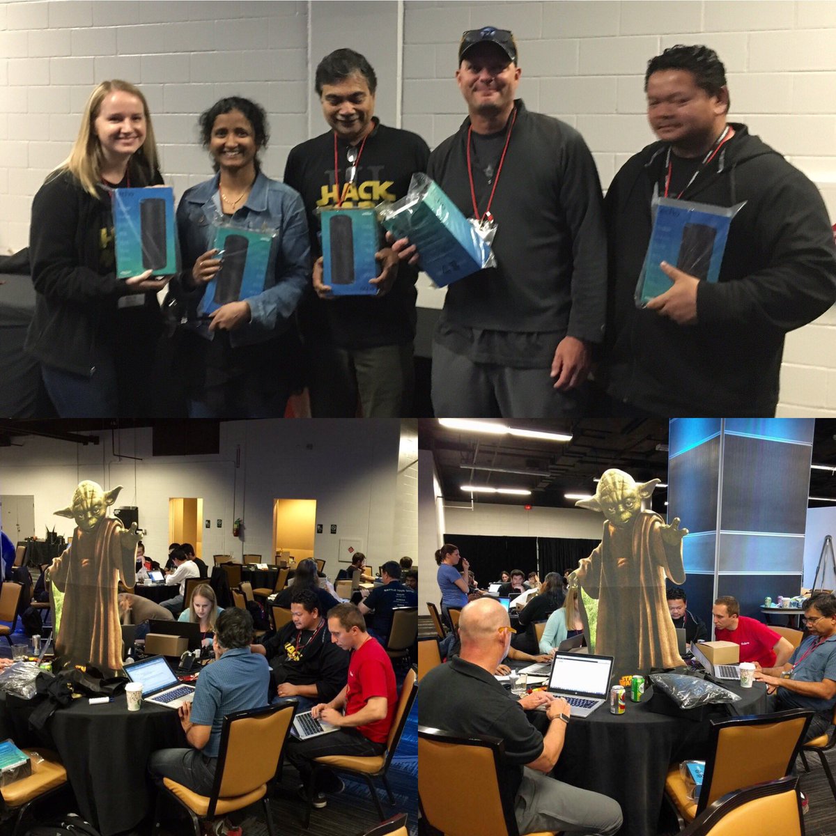 robmlove's tweet photo. Congratulations to team Hack Attack!  Excellent use of @alexadevs @awscloud #SaberAPI #aahackathon https://t.co/CnN3xRlQ78