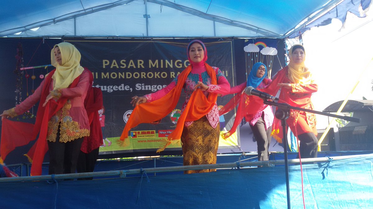 Pasar Minggu BMR Watugede Singosari, Paud Permata Bunda Permata Kreasi &amp; Tari  #wisatakabmalang#kabmalang#permadi60