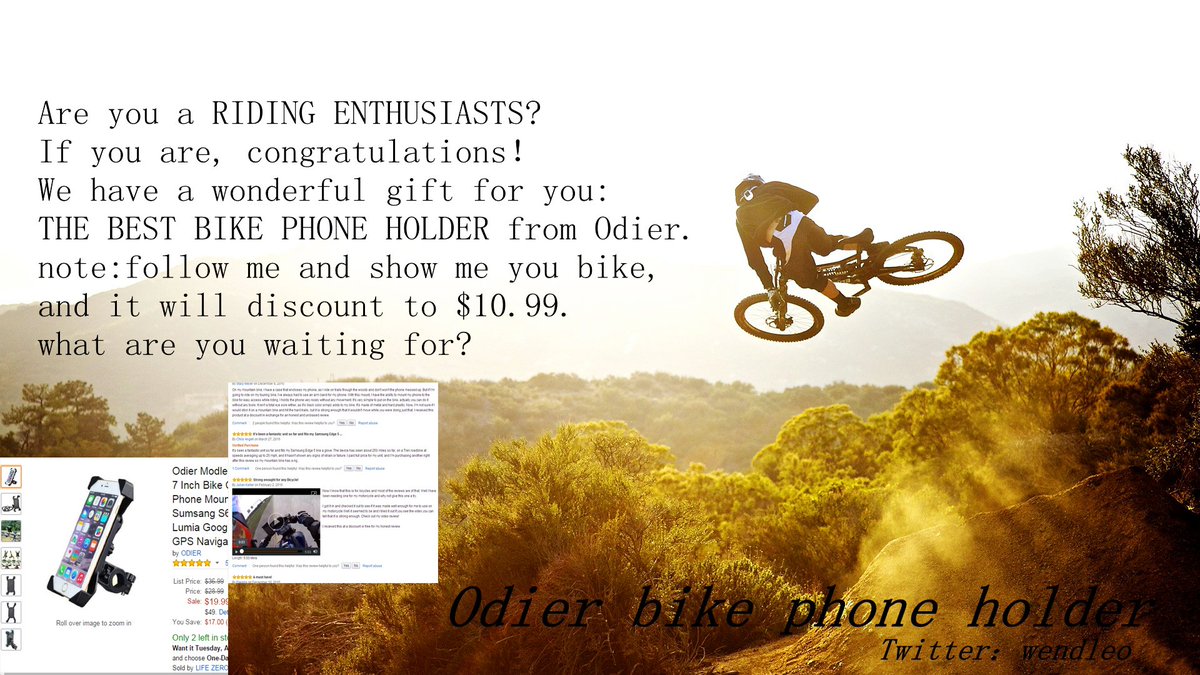 lw430621's tweet photo. The best bike phone mount's adress is:https://t.co/7BDIYD080i
the youtube:https://t.co/NfON48s5Ra https://t.co/9LKeRRgaGj