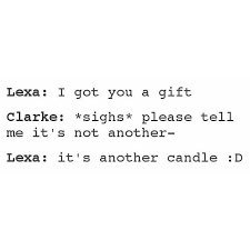 WanopHarbinger's tweet image. Candles are great gifts, Clarke.