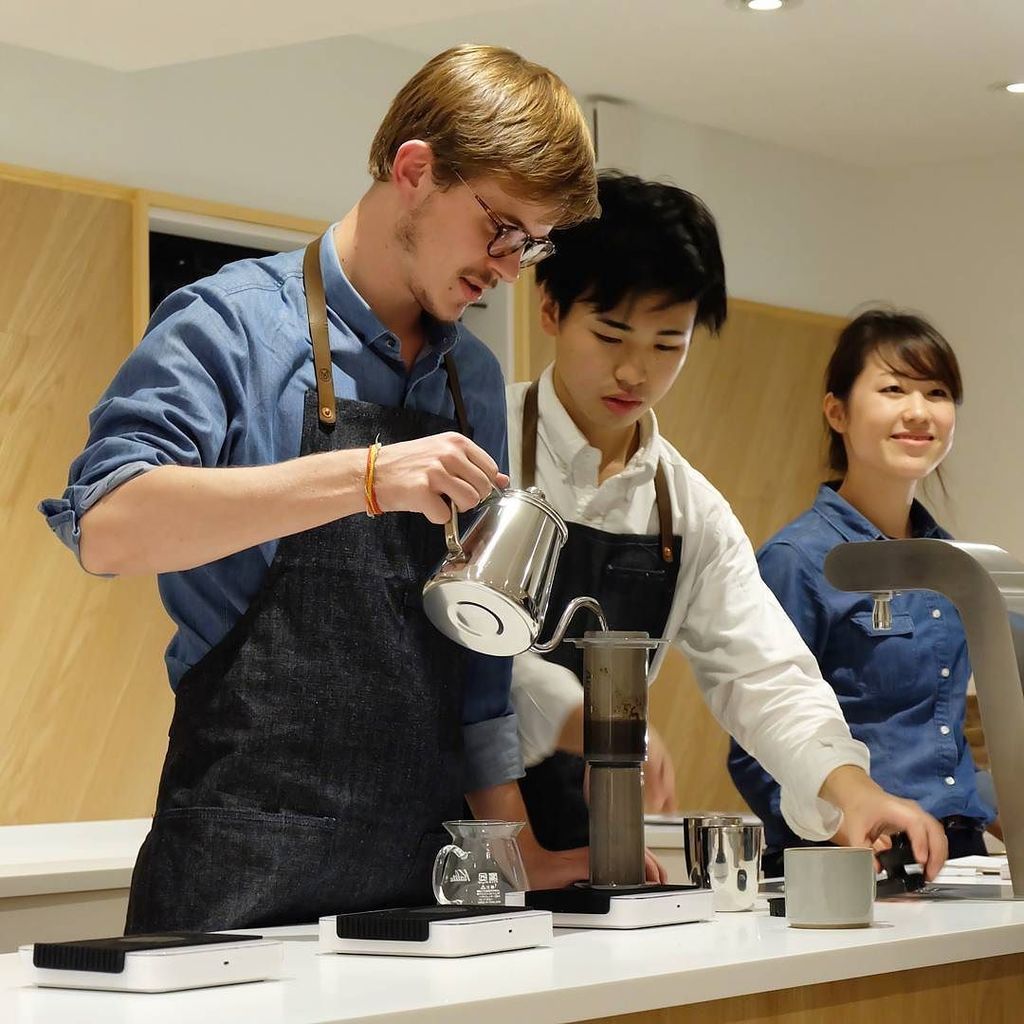 TokyoCoffeeWalk's tweet photo. Had a great time chatting coffee with Peter of @pnbcoffee yesterday!
#tokyo #coffee #cafe #specialtycoffee #thirdwa… https://t.co/9yYrAYTm5M
