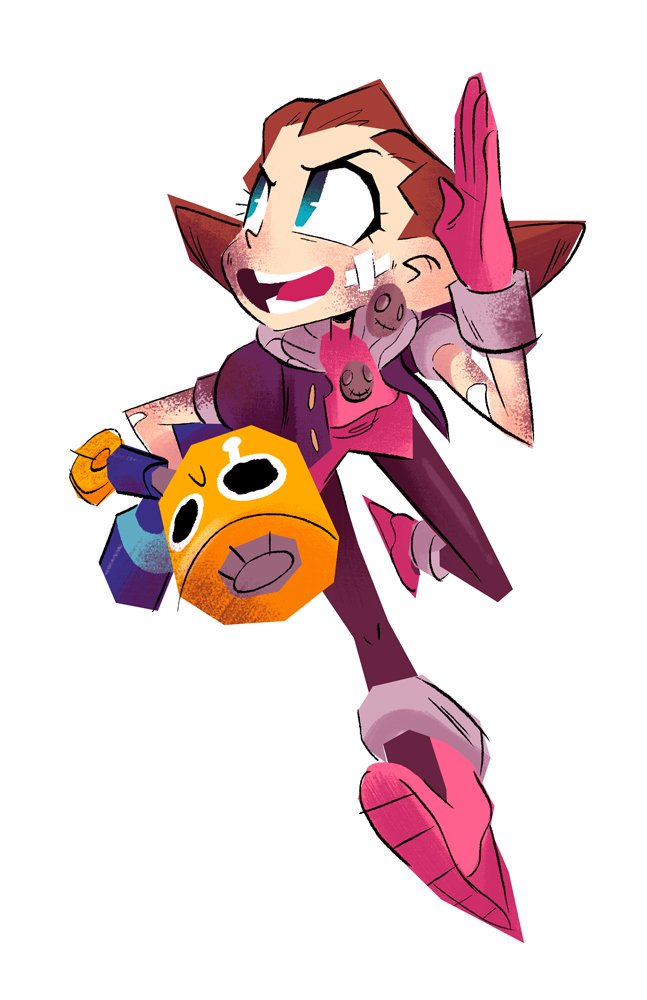 EricOmegaArt's tweet image. Next time I won't be so easy on you! #tronbonne #servbot #megamanlegends #cutiesaturday