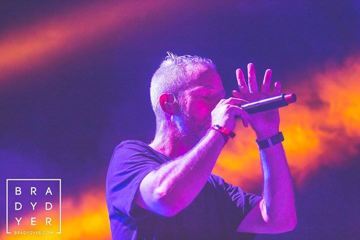 Damian from Blacklistt on The Rock stage at Jim Beam Homegrown #HG16