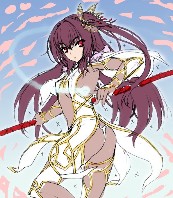 フェイトグランドオーダーをプレイ出来る機会は無さそうですので落書きで我慢しております・・・。スカサハリリィとか星4で出ないかな～と妄想しつつ描いてみたり。 